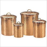 Metal Kitchen Canister Tea Sugar Pot