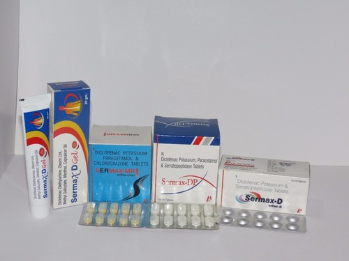 Chlorzoxazone Diclofenac Paracetamol Tablet