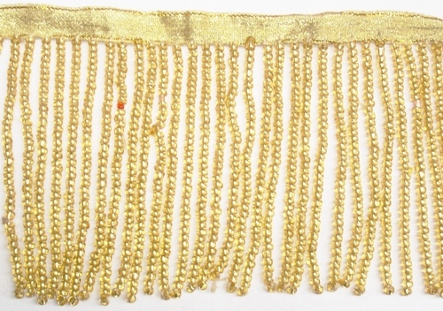 GOLDEN BEADED FRINGE