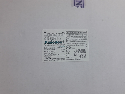 Amiodarone Coumadin 3mg