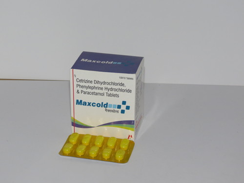 Cetirizine Dihydrochloride Phenylephrine Hcl Table