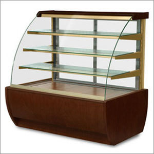 Display Counter Curved Glass