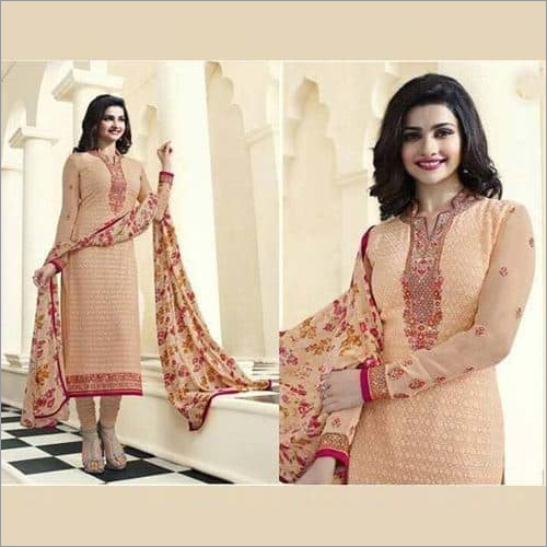 Biege Color Designer Ladies Suit