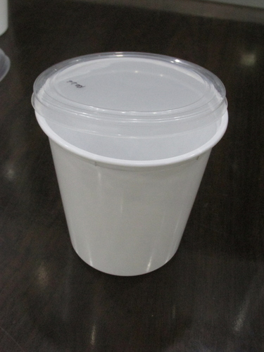 Milky Round Food Container