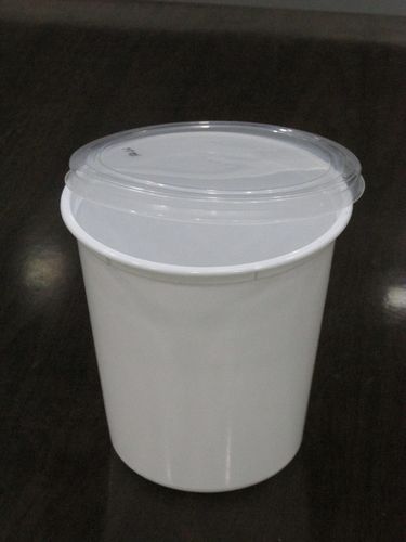 Milky Round Food Container