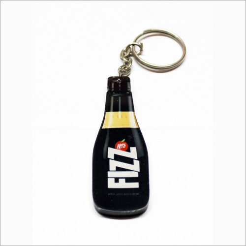 Laser Cut Bottle Shape Keychain