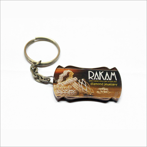 Laser Cut Wooden Keychain