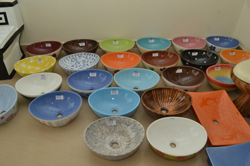 Modern Style Table Top Wash Basin Installation Type: Floor Mounted