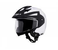 Crux Open Face White Helmet