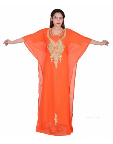 Traditional Beaded Work Designer Kaftan