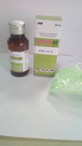 Levifloxacin Hemihydrate 20mg + Ornidazole 40mg + Alpha Tocopherol Acetate 5mg