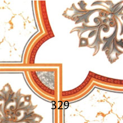 29 - Ceramic 30x30 cm Orange, Glossy Finish, Durable Material, Elegant Design, Easy Installation
