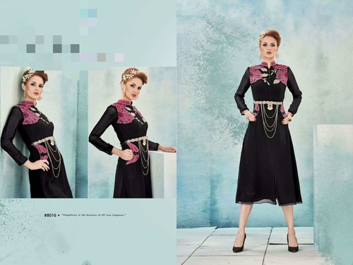 Embroidered Ladies Tops Designer Kurtis