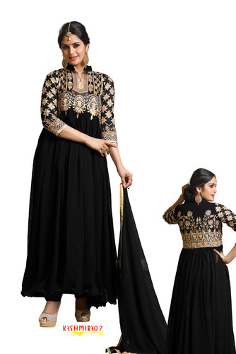 Designer Black Embroidered Salwar Suit