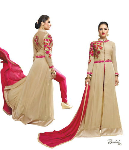 Exclusive Anarkali Semi Stitched Dress