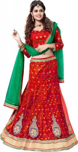 Georgette Embroidered Lehenga Choli