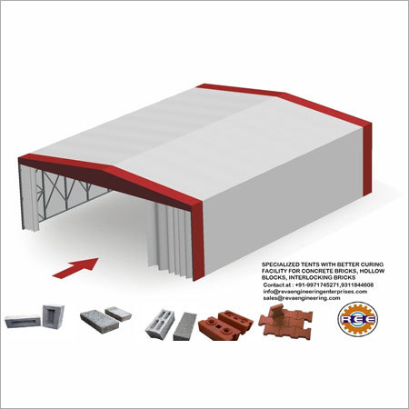 Brick and Precast Product Curing Tent