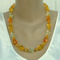Beads (citrine) necklaces
