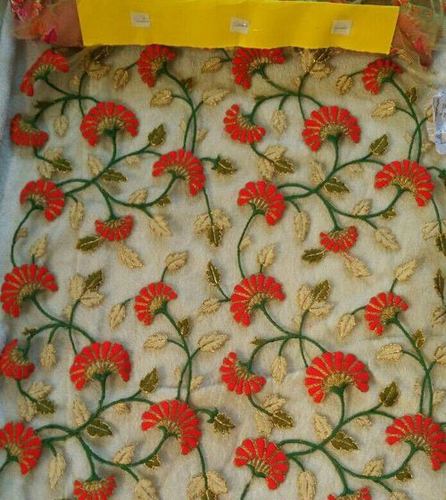 Designer Embroidered Fabric