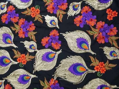 All Over Fancy Trendy Embroidered Fabrics