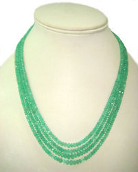 Beads (Emerald) necklaces