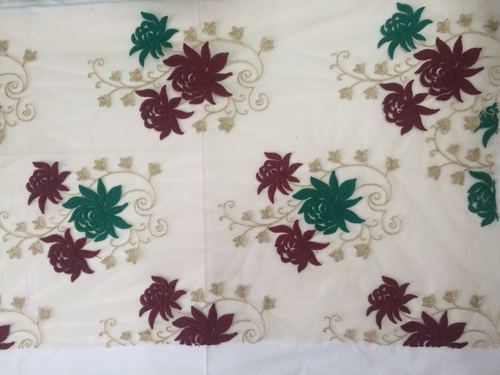 Embroidered Net Allover Fabrics