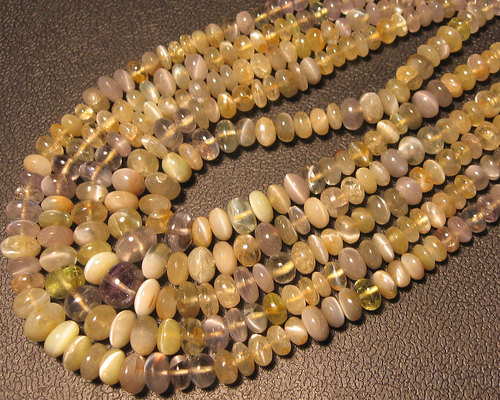 Beads (chrysoberyl) necklaces