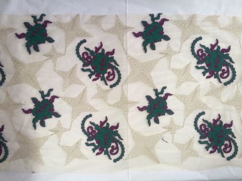 Flower Design Embroidered All Over Fabrics