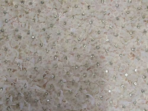 Beaded Work Embroidered Fabrics