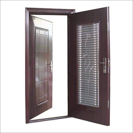 Double Residential Metal Safety Doors Supplier Double Residential