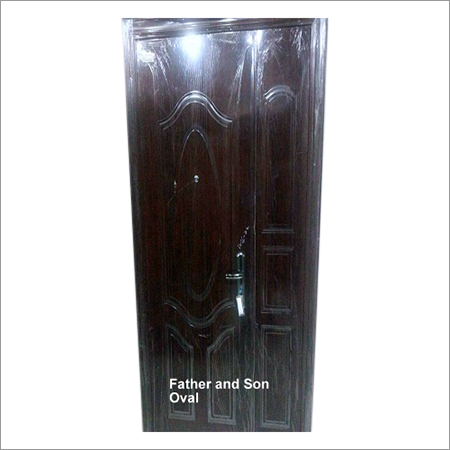 Designer Polished Metal Safety Door