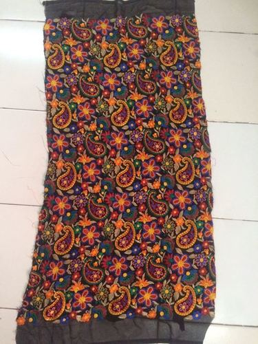 Mirror Work Embroidery allover fabric
