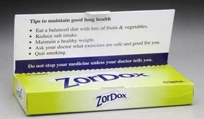 Zordox - 400 MG Tablet, Bronchodilator for Asthma and Lung Disease Maintenance, Store in Cool