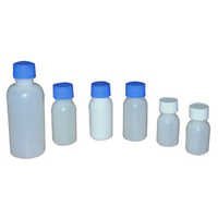 Dry Syrup Bottle - Plastic, Round Shape, Easy Open End | Industrial Use For Chemicals, Durable Design For Practical Applications