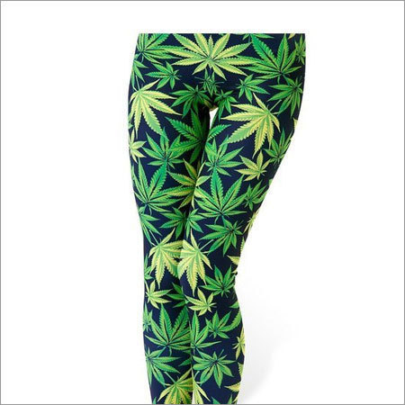 Printed Ladies Legging - Polyester Blend, S-XL | Stylish Design, Soft Fabric, Moisture-Wicking, Vibrant Sublimated Print