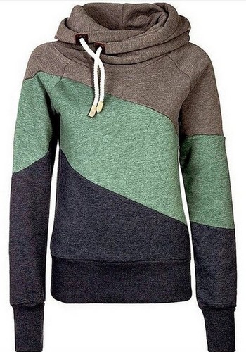 Casual High Neck Sweatshirts