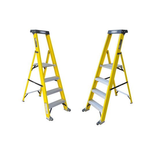 Yellow And Silver 17 Frp Ladders