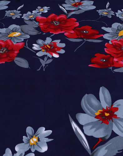 Cocofoam Double Poly Cotton Multi Floral Bed Sheet