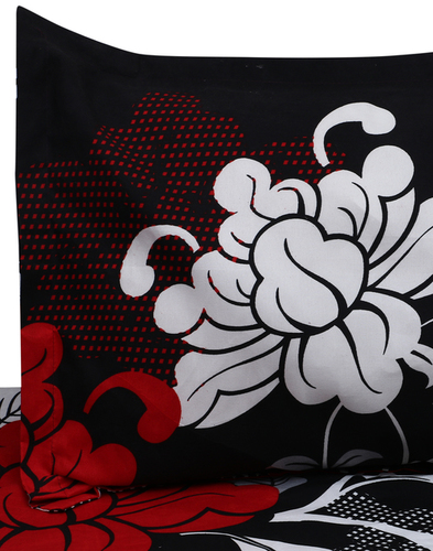 Cocofoam Double Poly Cotton Multi Floral Bed Sheet