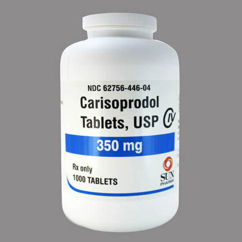 CARISOPRODOL - Tablet Form, Muscle Relaxer | Pain Blocking, Skeletal Muscle Relief, Store in Cool