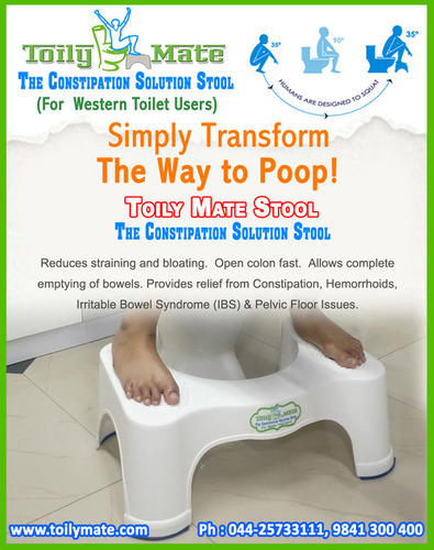 Squatty Potty Stool for Western Toilets