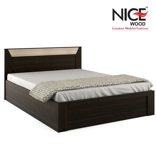 Polished Wooden Bed