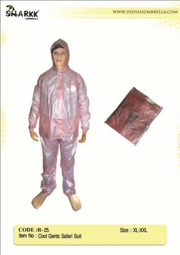 Rain Coat Plastic Pp Raincoat - Cool Gents Safari Suit