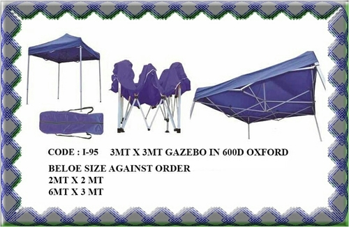 Gazebo - Item : 3mt X 3mt Gazebo In 600d Oxford