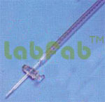 BURETTE WITH GLASS STOP COCK BOROSILICATE GLASS
