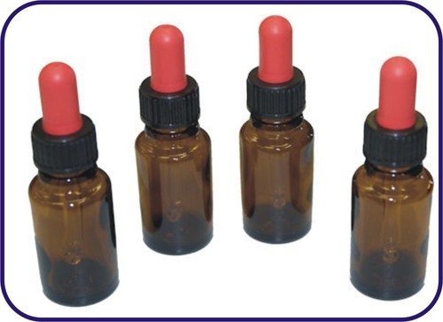 Dropping Bottle With Glass Stopper (T K Pattern) - Glass, Brown, 50-100 Grams | Laboratory Use