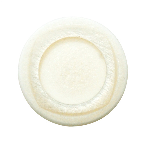 White Plastic Button
