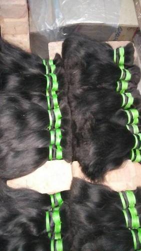 Black Single Drawn Human Hair