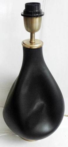 Black Glass table lamp