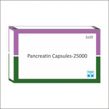 Pancreatin 25000 Capsules General Drugs